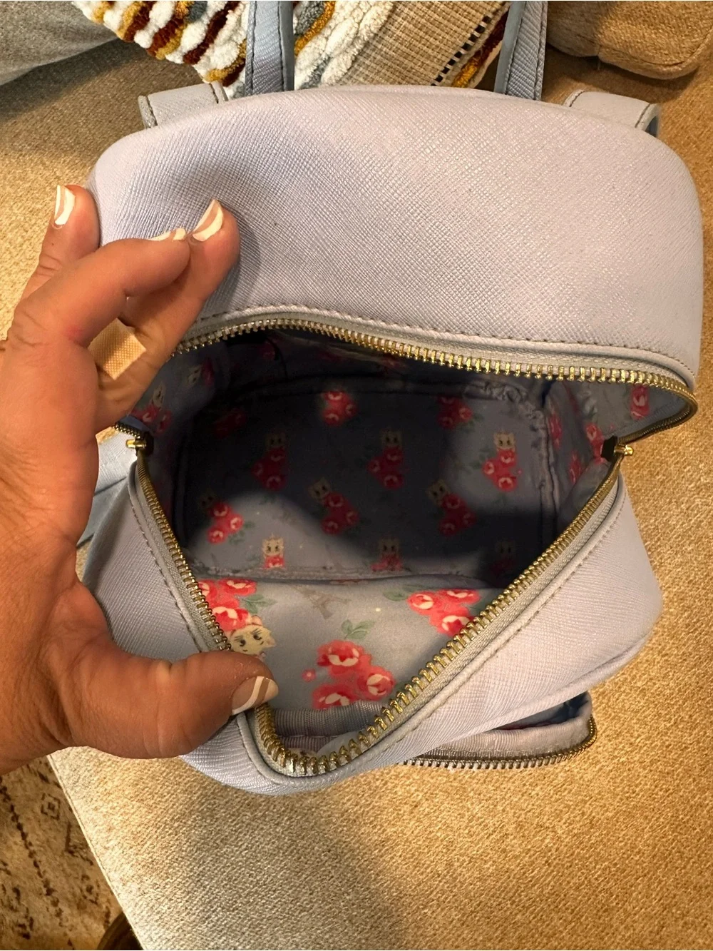 Loungefly Marie Light Blue Backpack